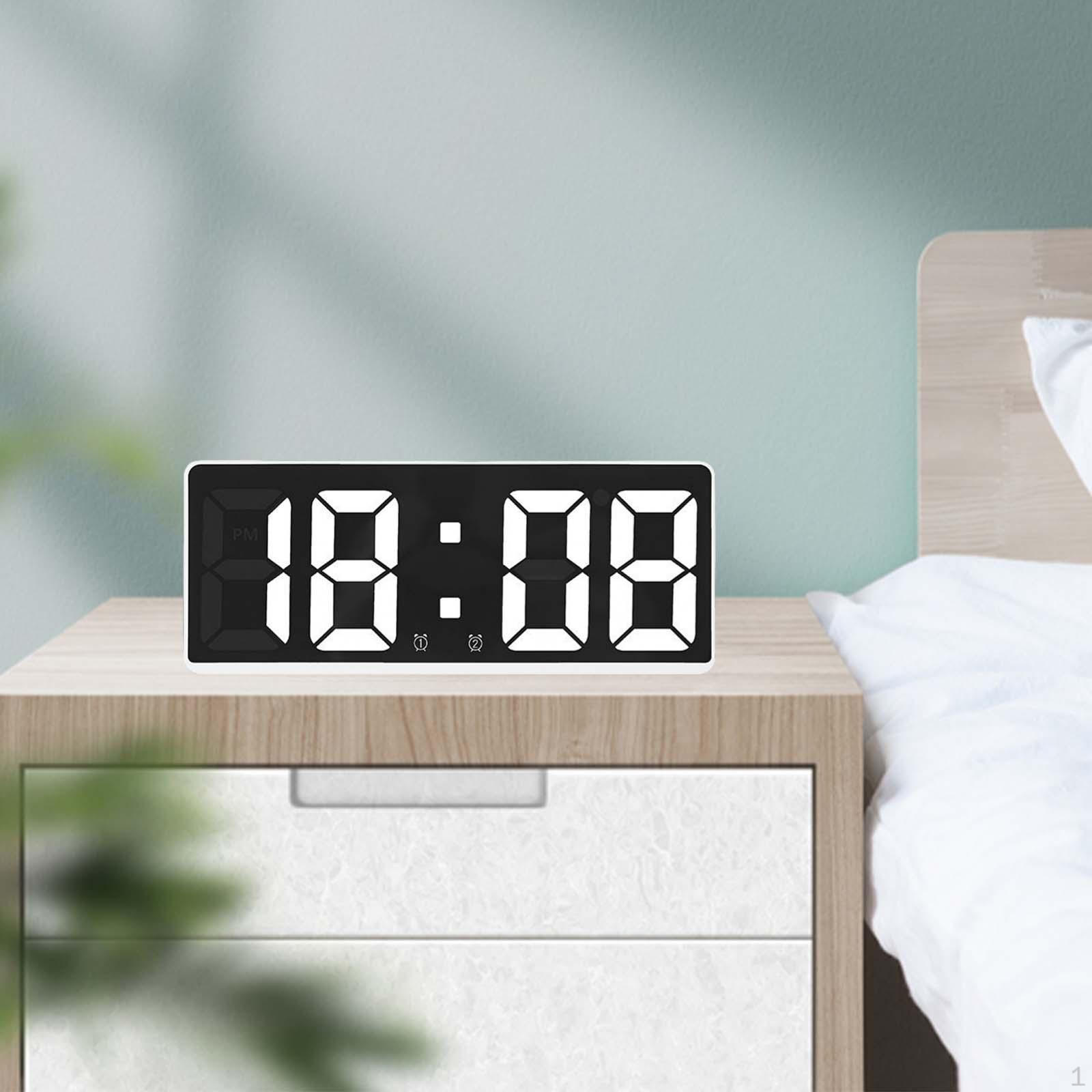 Large Display with 2 Alarms Snooze Calendar Battery for Home Bedside
Large Display with 2 Alarms Snooze Calendar Battery for Home Bedside