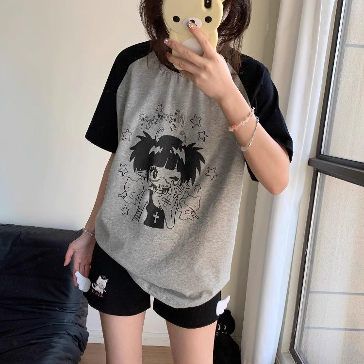 Fashion summer Ladies pure Cotton t Shirt Women y2k Tops T-Shirts Short Sleeve Casual oversized young girl Japanese cute cartoon anime Women s Tees 2XL
Fashion summer Ladies pure Cotton t Shirt Women y2k Tops T-Shirts Short Sleeve Casual oversized young girl Japanese cute cartoon anime Women s Tees 2XL