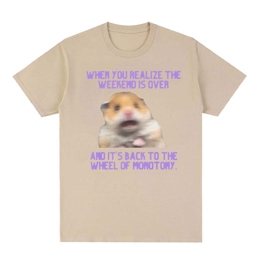 Funny Scared Hamster Meme T Shirt Men s Women Vintage Fashion Short Sleeve T-Shirts Summer Casual 100% Cotton Oversized T-shirt
Funny Scared Hamster Meme T Shirt Men s Women Vintage Fashion Short Sleeve T-Shirts Summer Casual 100% Cotton Oversized T-shirt