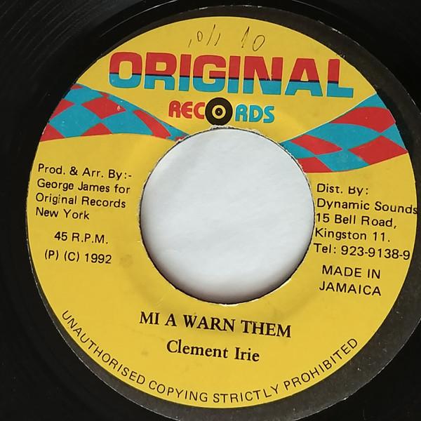 7-дюймовая пластинка CLEMENT IRIE - Mi A Warn Them NONE Оригинальная пластинка 1992 года Ямайка Регги, Ска и Даб Б/У
7-дюймовая пластинка CLEMENT IRIE - Mi A Warn Them NONE Оригинальная пластинка 1992 года Ямайка Регги, Ска и Даб Б/У