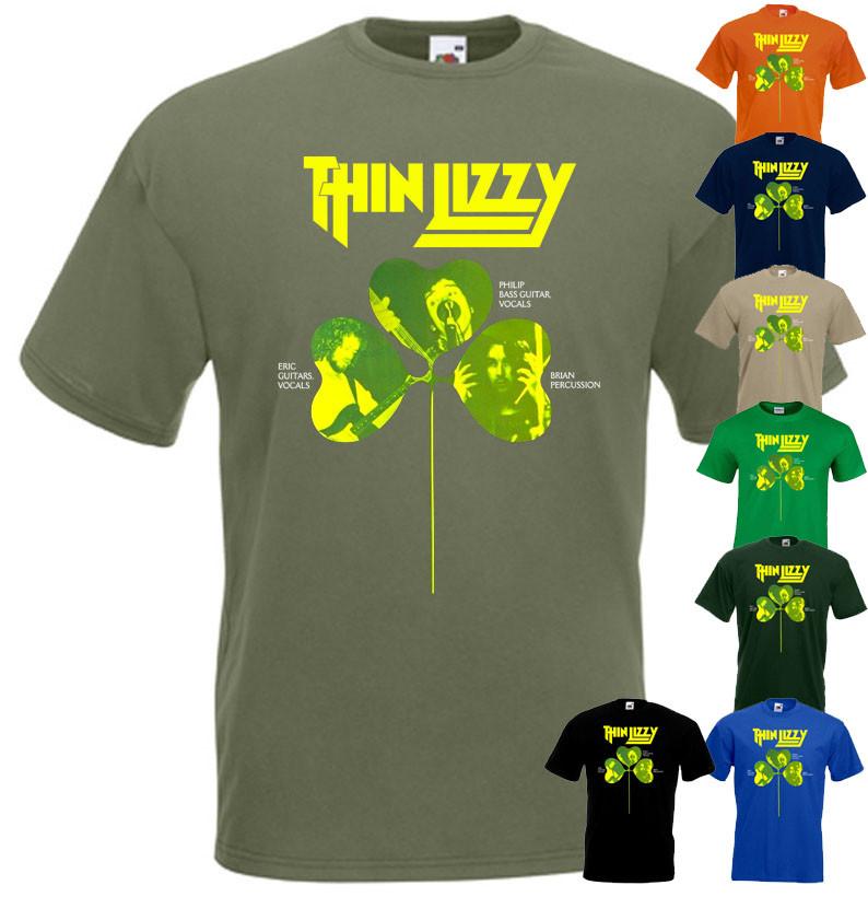 26 Thin Lizzy - poster 4 T-shirt hard rock blue khaki orange green all sizes S-5XL Unisex T-Shirt M
26 Thin Lizzy - poster 4 T-shirt hard rock blue khaki orange green all sizes S-5XL Unisex T-Shirt M