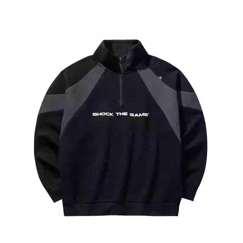 Anta Color Block Letter Stand Collar Comfortable Breathable Versatile Loose Sweatshirt Men tops Basic-Black Crab-Gray 152511708-3 M
Anta Color Block Letter Stand Collar Comfortable Breathable Versatile Loose Sweatshirt Men tops Basic-Black Crab-Gray 152511708-3 M