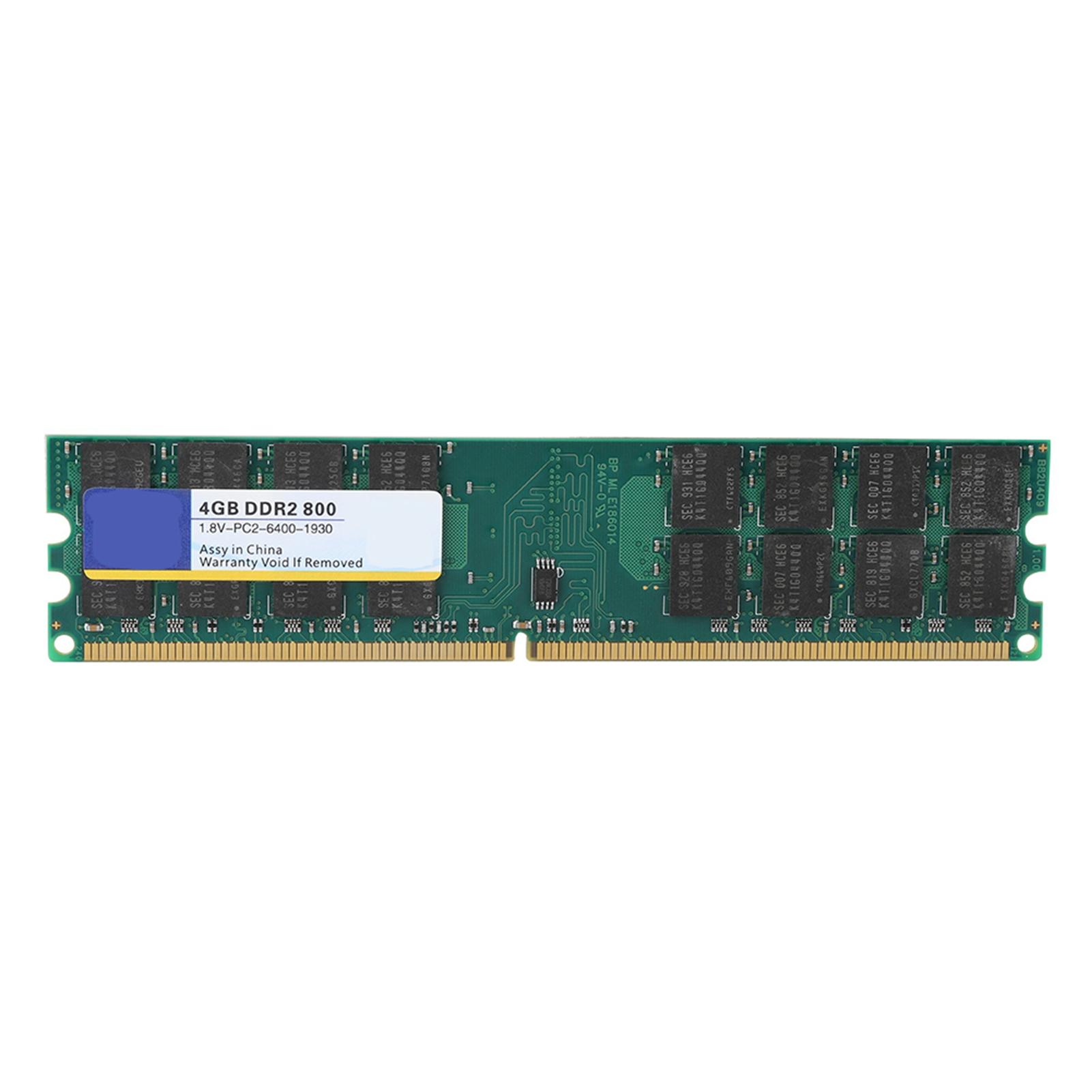 Xiede 800MHZ 4G 240pin RAM Memory Designed for DDR2 PC2-6400 Desktop Computer for AMD 1.8V чорний
Xiede 800MHZ 4G 240pin RAM Memory Designed for DDR2 PC2-6400 Desktop Computer for AMD 1.8V чорний