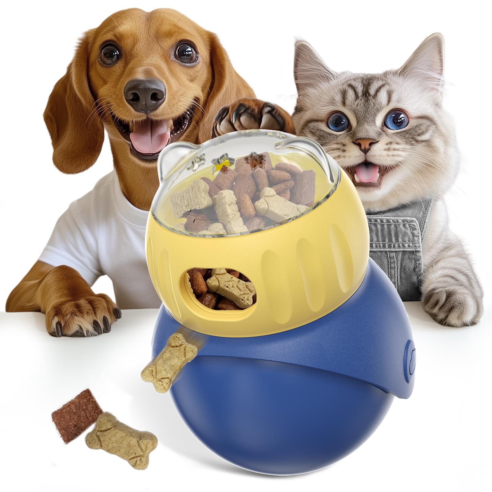 Dog Treat Interactive Toy Leaky Food Rolling Ball Adjustable Slowly Feeding Tumbler Toys for Small Medium Large Dogs Dispenser IQ Training Accessories синій
Dog Treat Interactive Toy Leaky Food Rolling Ball Adjustable Slowly Feeding Tumbler Toys for Small Medium Large Dogs Dispenser IQ Training Accessories синій