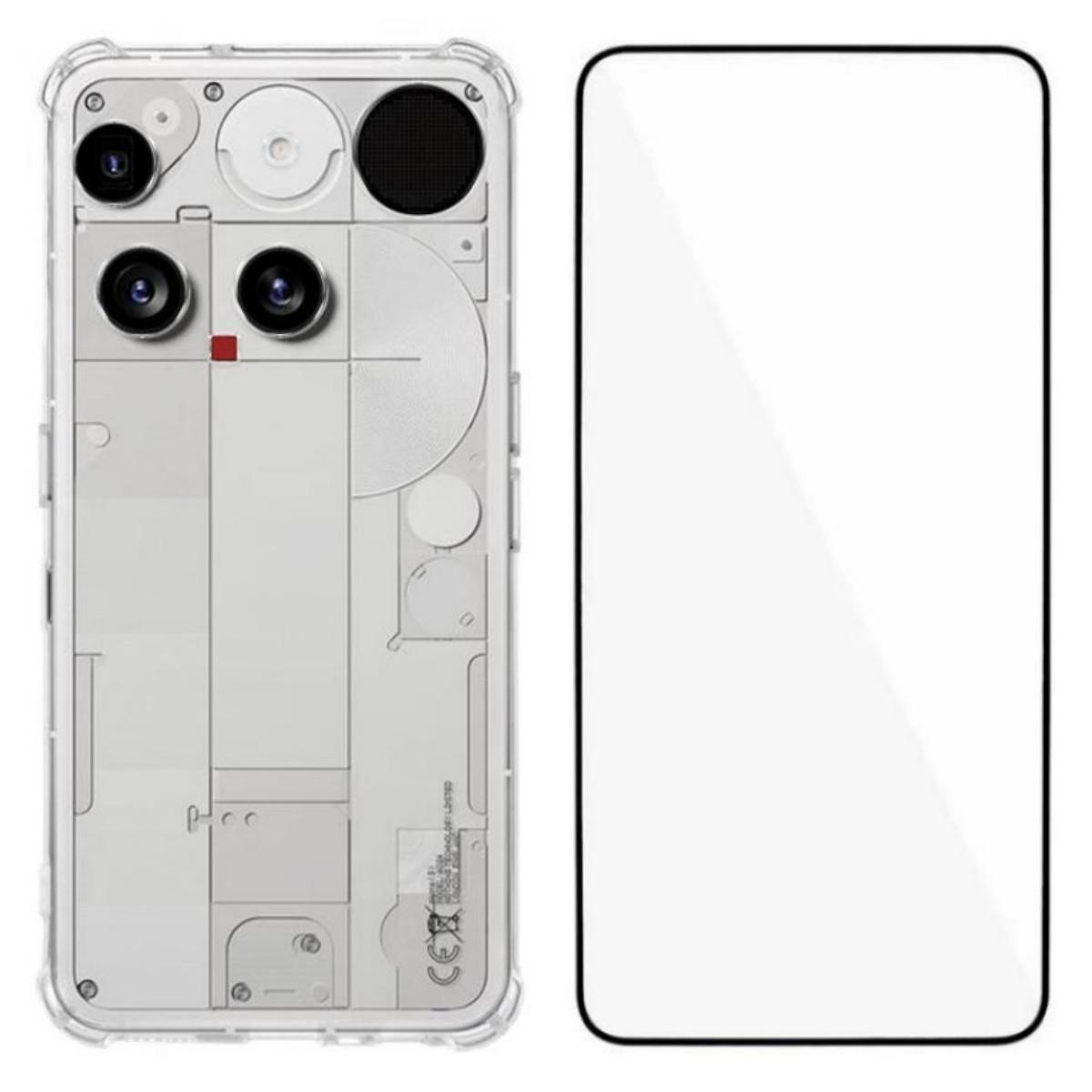 For Nothing Phone (3) 5G TPU Case WANLONFENG WL3 Series 1.5mm Phone Cover with Tempered Glass Film
For Nothing Phone (3) 5G TPU Case WANLONFENG WL3 Series 1.5mm Phone Cover with Tempered Glass Film