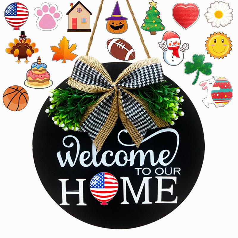 Рождественский День Независимости Деревянное украшение для дома Добро пожаловать Деревянный список Праздничный Добро пожаловать Дверная табличка DIY Сменный декорасьон чёрный
Рождественский День Независимости Деревянное украшение для дома Добро пожаловать Деревянный список Праздничный Добро пожаловать Дверная табличка DIY Сменный декорасьон чёрный