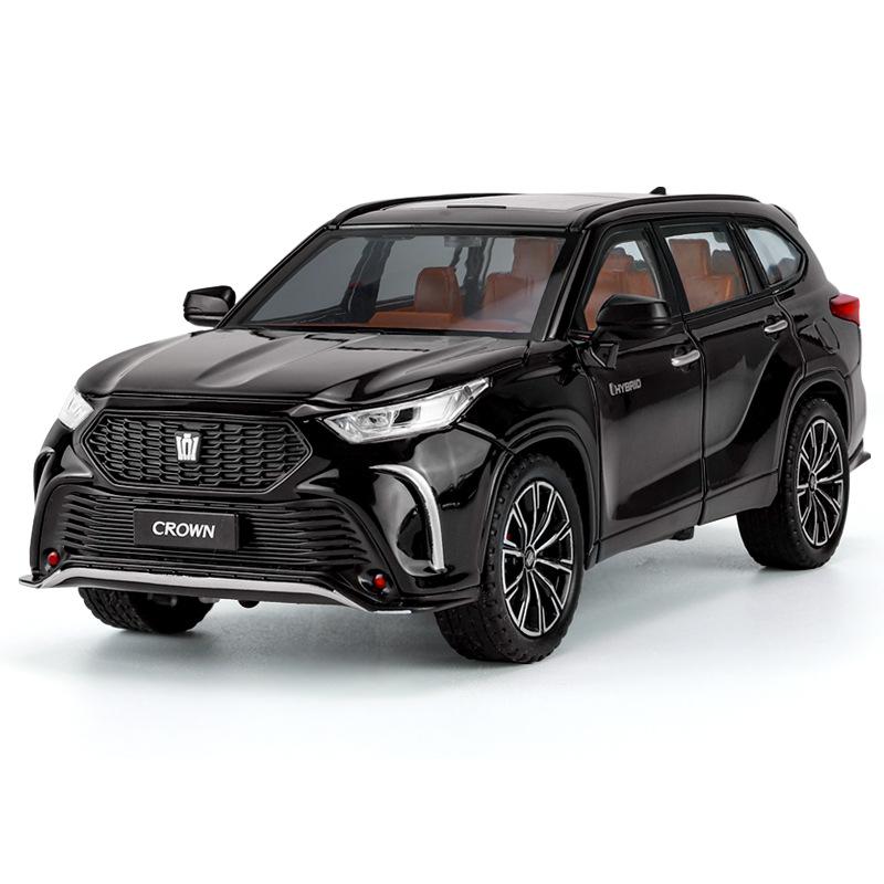 1/24 Toyota Crown Kluger игрушечная модель автомобиля литой сплав 6 дверей открываются задние колеса инерционные транспортные средства модели подарки на День детей белый
1/24 Toyota Crown Kluger игрушечная модель автомобиля литой сплав 6 дверей открываются задние колеса инерционные транспортные средства модели подарки на День детей белый