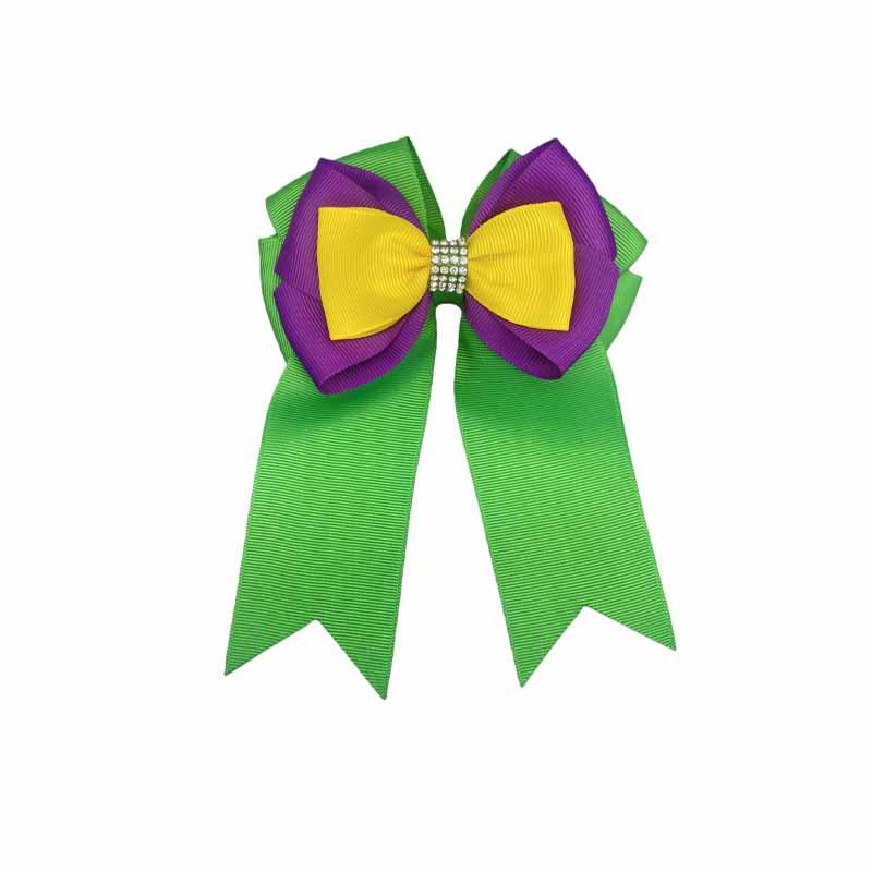 European Carnival Bow Hair Clip with Green, Purple, and Yellow Rhinestones - Festival Hair Accessory фиолетовый/зелёный
European Carnival Bow Hair Clip with Green, Purple, and Yellow Rhinestones - Festival Hair Accessory фиолетовый/зелёный
