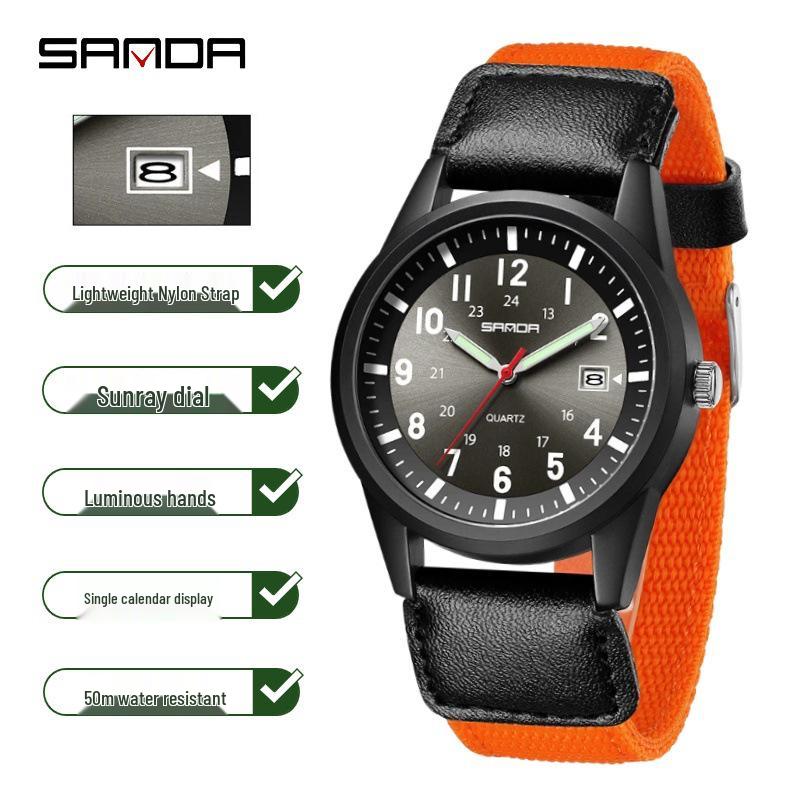 Men s & Women s Waterproof Retro Nylon Strap Watch with Luminous Quartz for Students
Men s & Women s Waterproof Retro Nylon Strap Watch with Luminous Quartz for Students