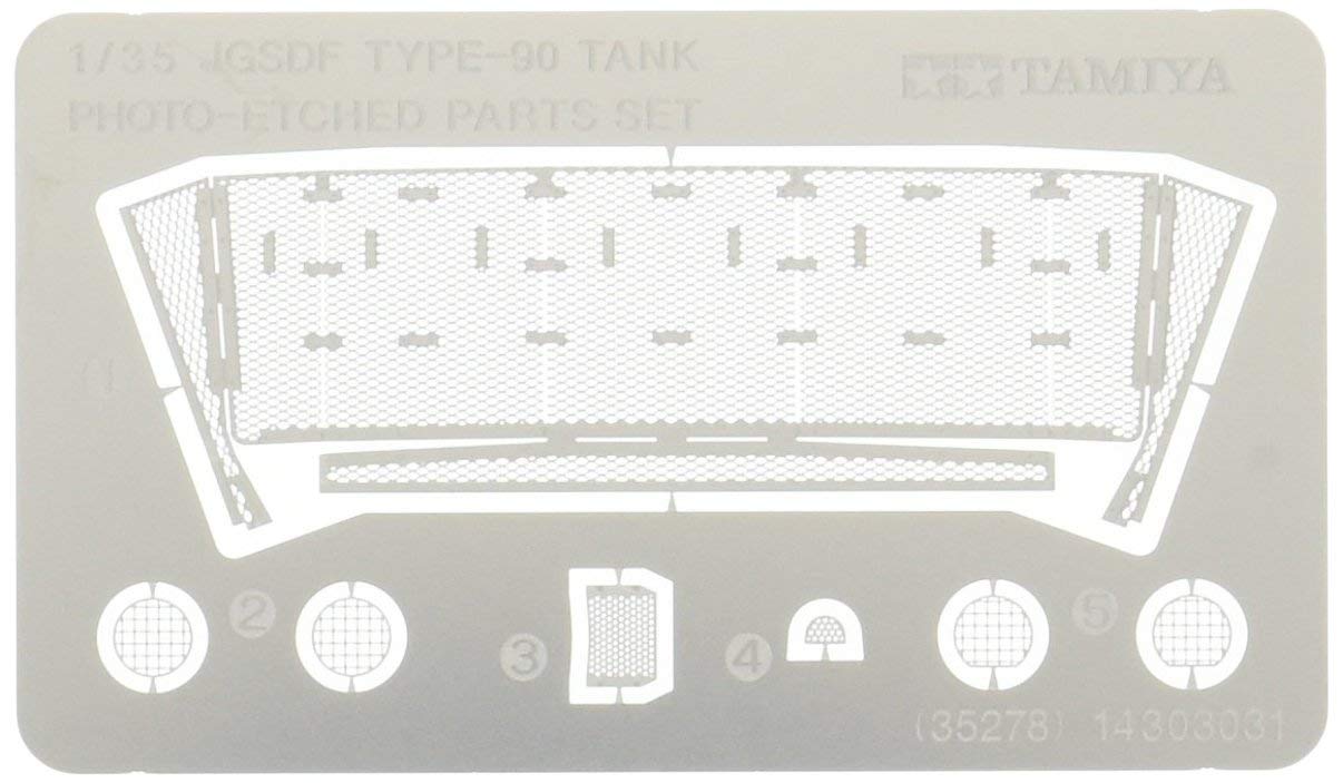 Tamiya Military Miniature Series Ground Force Type 90 Tank Etching Parts Set Plastic Model Parts 35278 1/35 No.278 Self-Defense
Tamiya Military Miniature Series Ground Force Type 90 Tank Etching Parts Set Plastic Model Parts 35278 1/35 No.278 Self-Defense