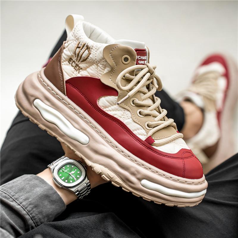 High-top men s shoes winter new trendy brand versatile casual board shoes leather surface waterproof sports thick sole middle help dad trendy shoes 39 чёрный
High-top men s shoes winter new trendy brand versatile casual board shoes leather surface waterproof sports thick sole middle help dad trendy shoes 39 чёрный