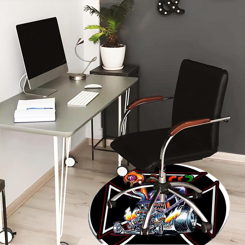 1pc Drag Racing Monster Car Round carpet, Made of Polyester,Perfect for Decorating Office Chairs, Living Rooms,fplt253 80cm by 80cm
1pc Drag Racing Monster Car Round carpet, Made of Polyester,Perfect for Decorating Office Chairs, Living Rooms,fplt253 80cm by 80cm
