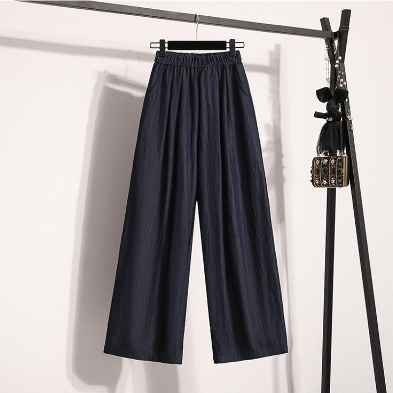 Dimanaf Весна 2025 Большие размеры Длинные брюки Женские прямые шаровары с эластичной талией Свободные брюки Новые однотонные повседневные 4XL темно-синий
Dimanaf Весна 2025 Большие размеры Длинные брюки Женские прямые шаровары с эластичной талией Свободные брюки Новые однотонные повседневные 4XL темно-синий