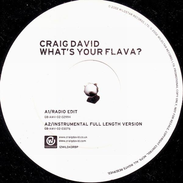 12inch Record CRAIG DAVID - What s Your Flava 12WILD43RBPPROM Wildstar Record 2002 UK Rap & Hip-Hop/R&B Used
12inch Record CRAIG DAVID - What s Your Flava 12WILD43RBPPROM Wildstar Record 2002 UK Rap & Hip-Hop/R&B Used