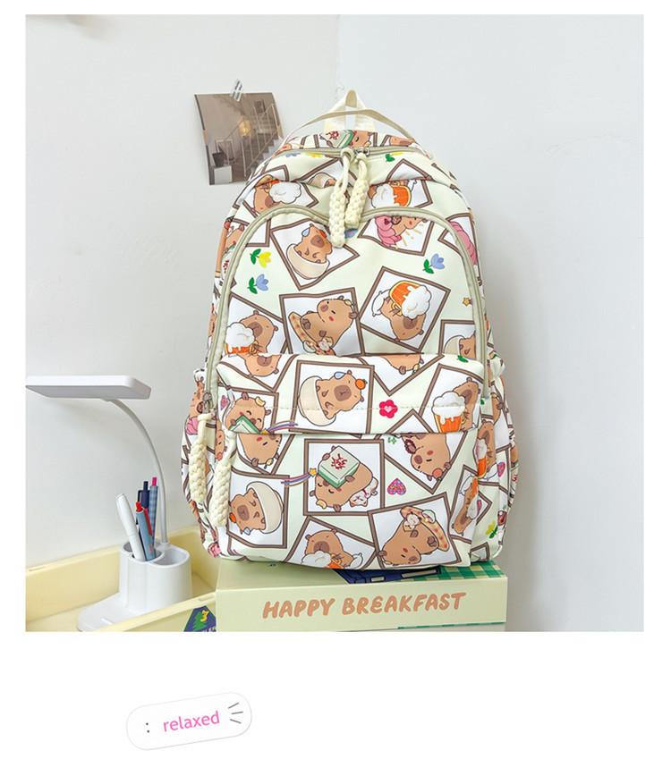 School bag college style middle and high school cute cartoon school bag lightweight printed kapibara nylon school bag lady back світло-жовтого кольору
School bag college style middle and high school cute cartoon school bag lightweight printed kapibara nylon school bag lady back світло-жовтого кольору