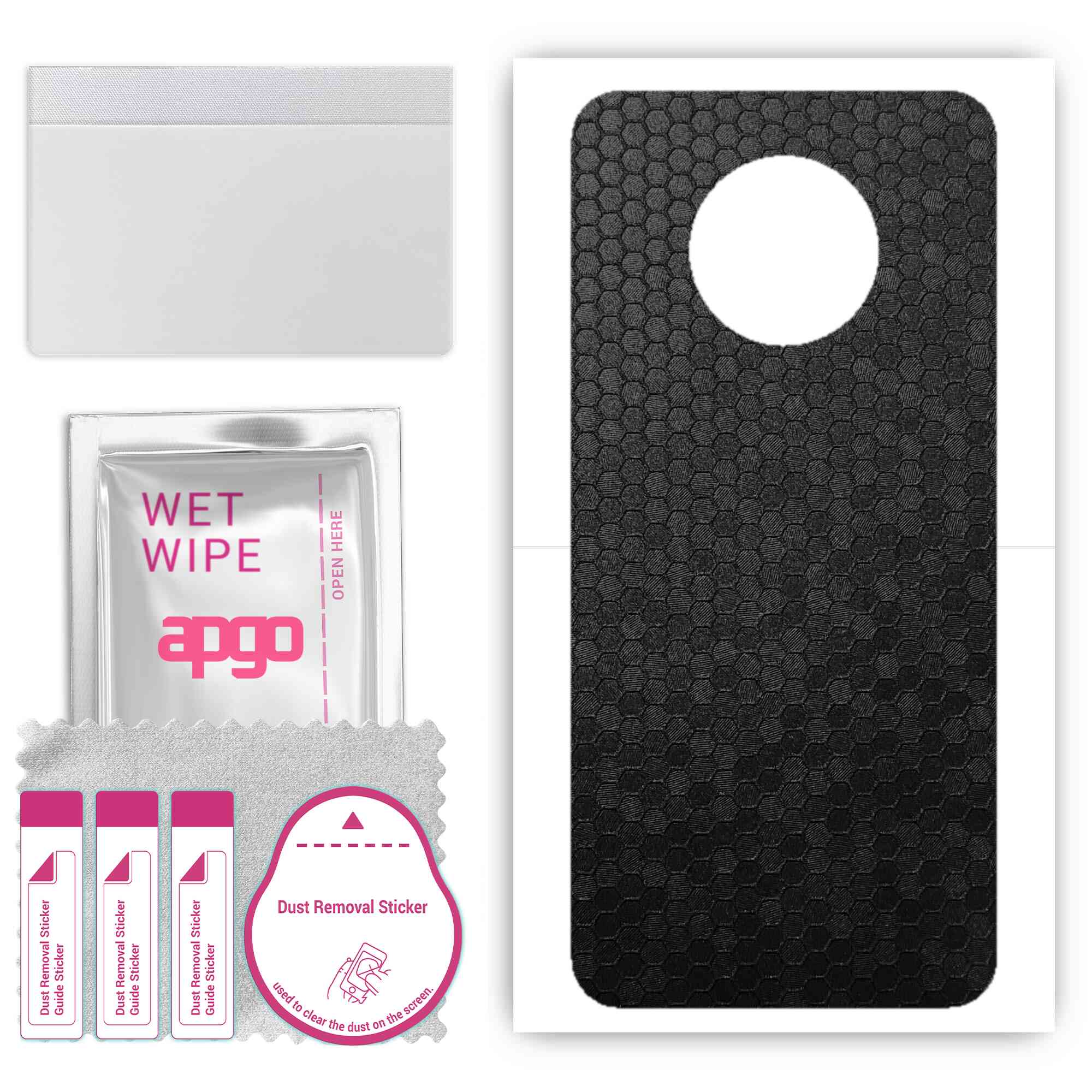 Apgo Protective Skin Sticker для задньої панелі, сумісної з OnePlus 7T, Wrap Film, Foil, Vinyl - Pattern Black Honeycomb
Apgo Protective Skin Sticker для задньої панелі, сумісної з OnePlus 7T, Wrap Film, Foil, Vinyl - Pattern Black Honeycomb