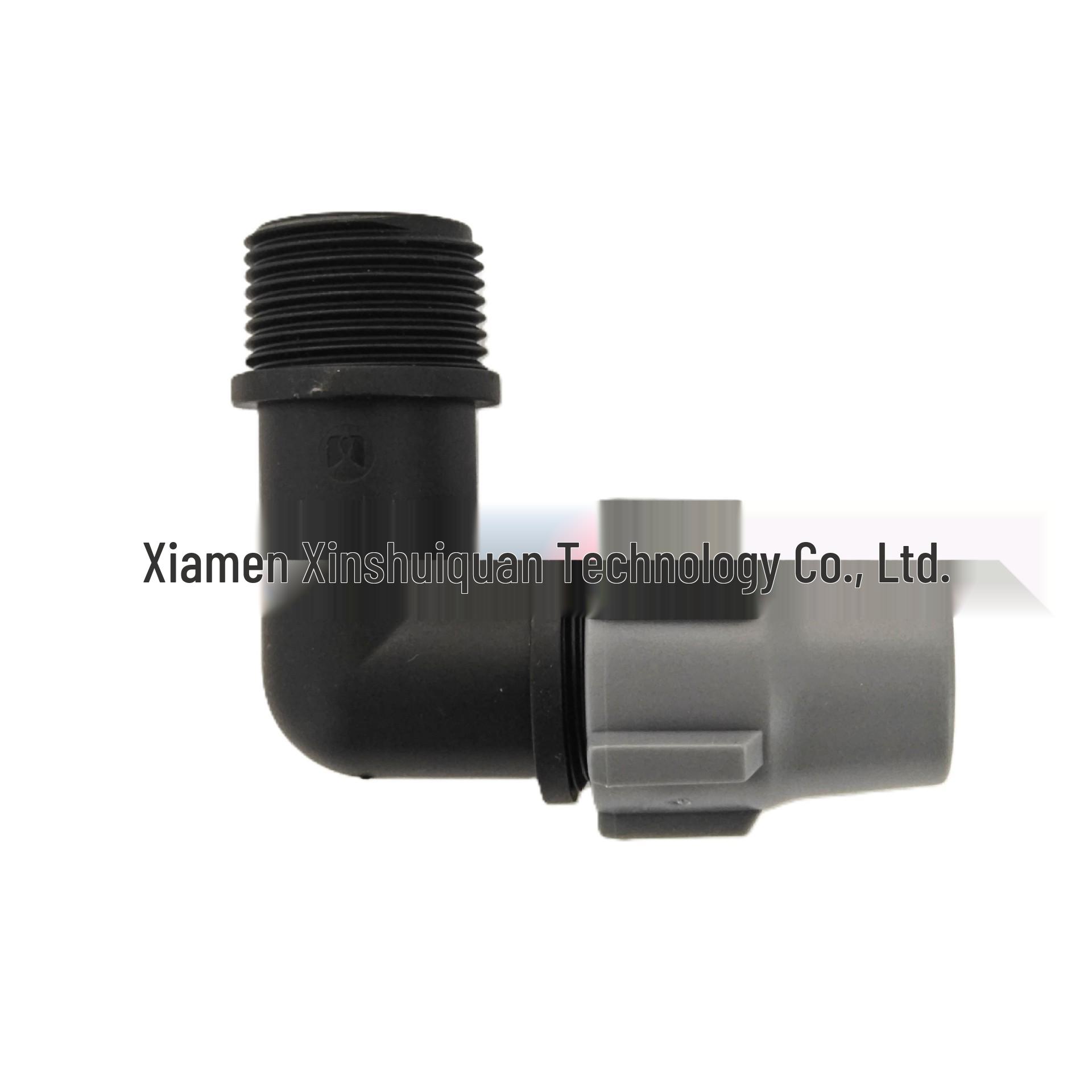 20mm Buckle Elbow with 6-point Male Thread for PE Drip Irrigation in Blueberry Greenhouses
20mm Buckle Elbow with 6-point Male Thread for PE Drip Irrigation in Blueberry Greenhouses
