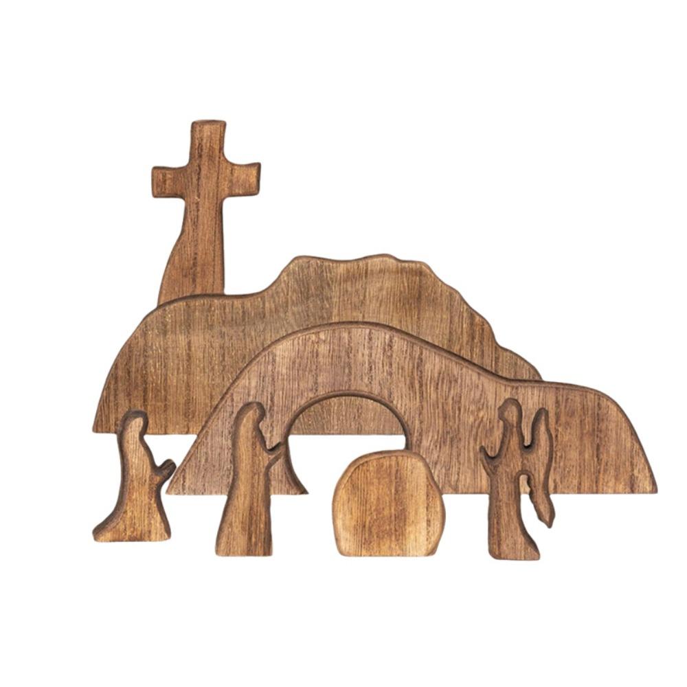 Mini Easter Resurrection Scene Statue DIY Jesus Tomb Tray Set Party Supplies Style A
Mini Easter Resurrection Scene Statue DIY Jesus Tomb Tray Set Party Supplies Style A