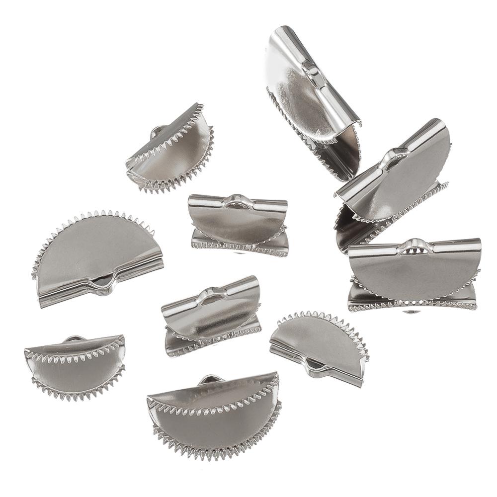 20pcs Stainless Steel Ribbon Leather Cove Clip Clasps Crimps Beads Cord Caps Fastener Connectors for DIY Jewelry Making Supplies 15mm
20pcs Stainless Steel Ribbon Leather Cove Clip Clasps Crimps Beads Cord Caps Fastener Connectors for DIY Jewelry Making Supplies 15mm