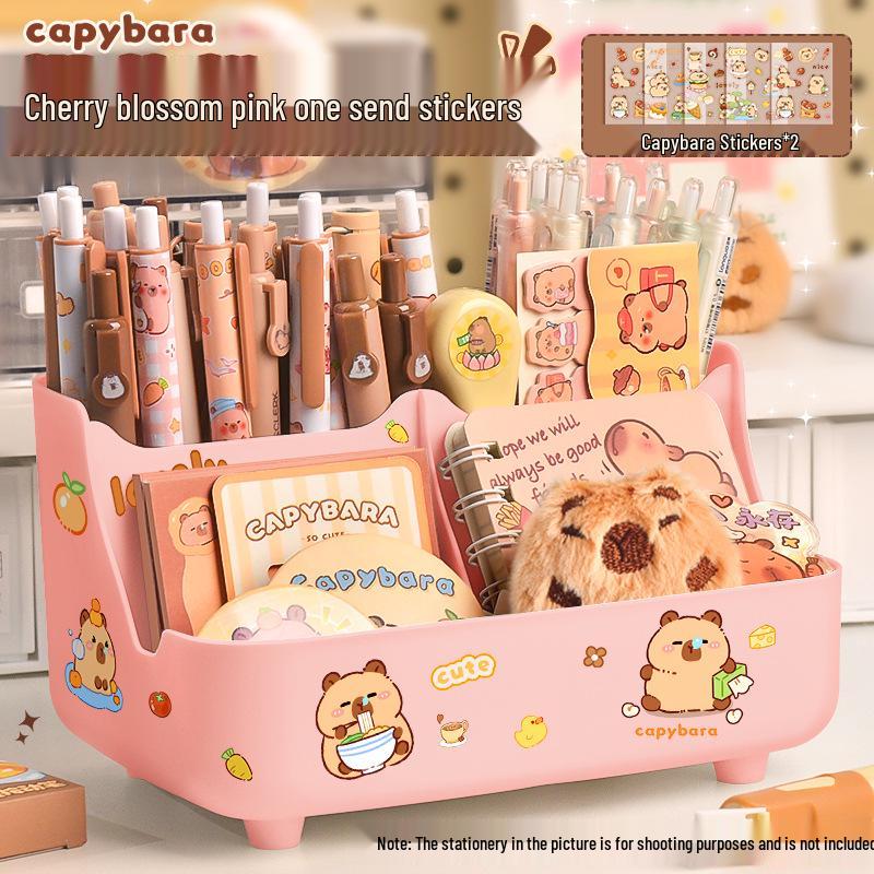 Large Capacity Capybara Pen Holder for Kids & Students - Stylish Desk Organizer for Boys & Girls Standard
Large Capacity Capybara Pen Holder for Kids & Students - Stylish Desk Organizer for Boys & Girls Standard