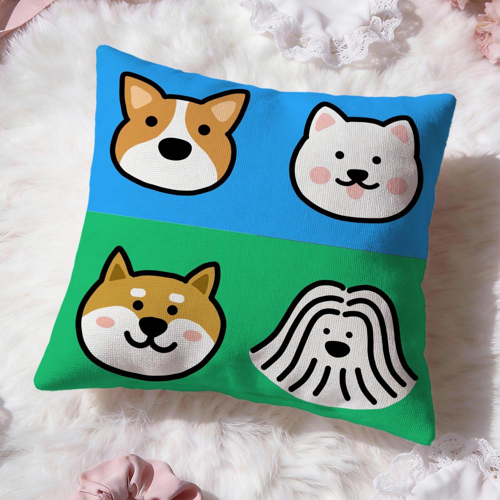 Cartoon Simple Cute Dog Cushion Cover Premium Comfort Reversible Pillow Cove -Two in One Design for Any Room & Car Interior 30cmx30cm
Cartoon Simple Cute Dog Cushion Cover Premium Comfort Reversible Pillow Cove -Two in One Design for Any Room & Car Interior 30cmx30cm