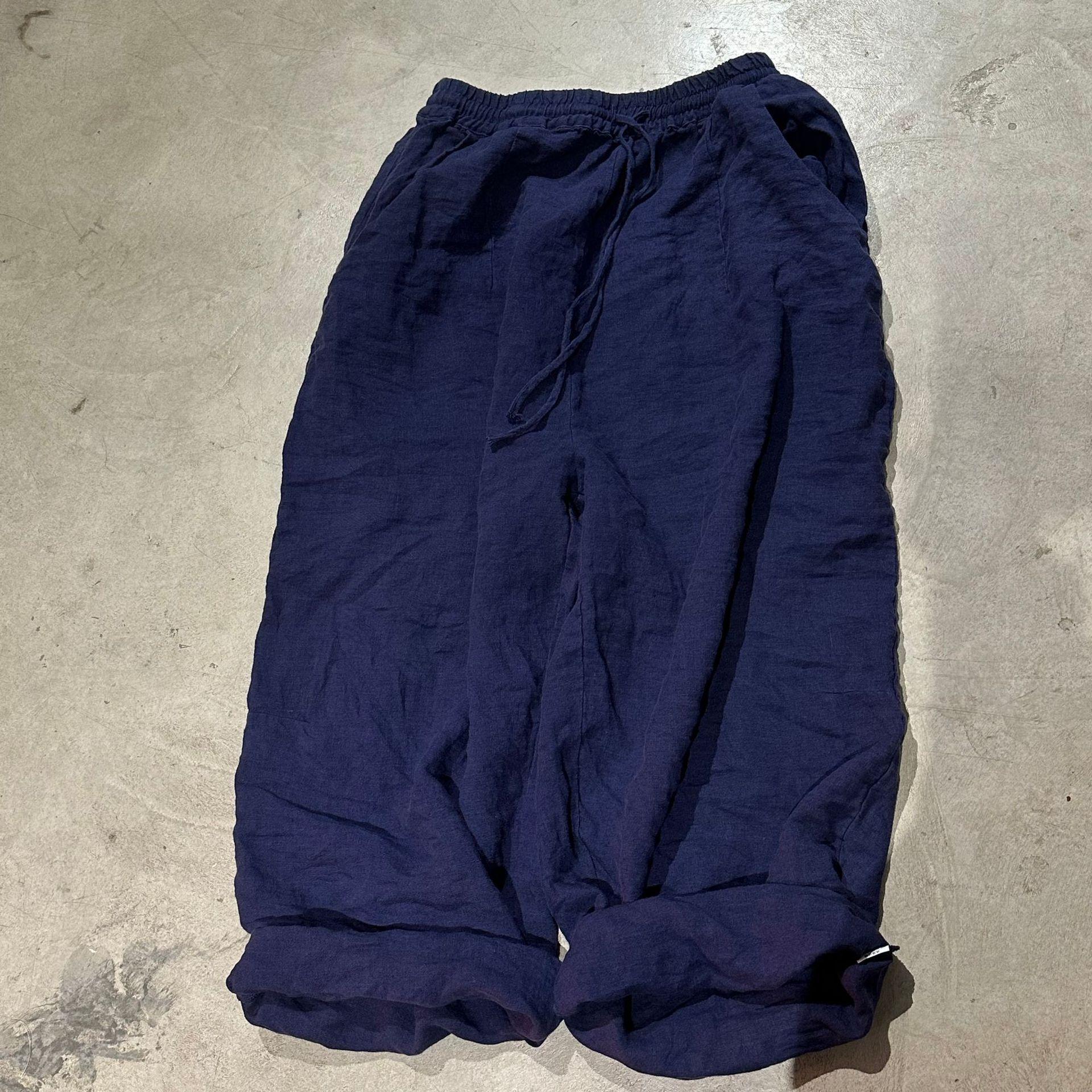 Johnature Женские весенние нишевые свободные повседневные однотонные индивидуальные брюки с завязками в винтажном стиле One Size тёмно-синий
Johnature Женские весенние нишевые свободные повседневные однотонные индивидуальные брюки с завязками в винтажном стиле One Size тёмно-синий