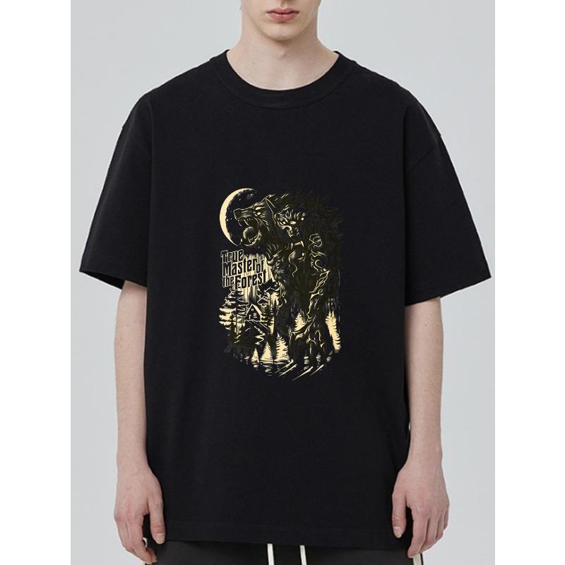 Black T-Shirt With Wolf And Moon Print And The West Is Wild Text For Casual Wear XXXXL чорний
Black T-Shirt With Wolf And Moon Print And The West Is Wild Text For Casual Wear XXXXL чорний