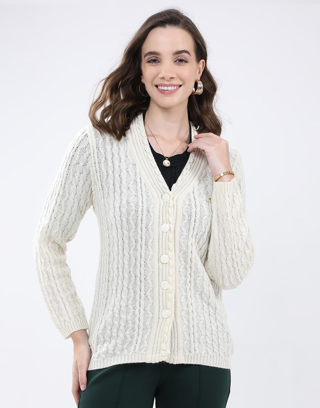 Monte Carlo Women s V Neck Full Sleeve Cardigan L белый
Monte Carlo Women s V Neck Full Sleeve Cardigan L белый