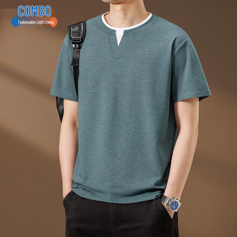 Kangbo Men s Spring/Summer Fake Two-Piece Round Neck Short Sleeve T-Shirt 4XL
Kangbo Men s Spring/Summer Fake Two-Piece Round Neck Short Sleeve T-Shirt 4XL