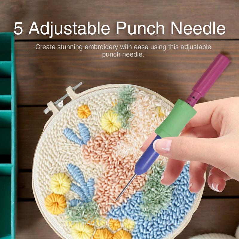 Rug Yarn Punch Needle Embroidery Pen Needle With 5 Adjustable Heights Stainless Steel Needle With Needle Threader For Adults United States
Rug Yarn Punch Needle Embroidery Pen Needle With 5 Adjustable Heights Stainless Steel Needle With Needle Threader For Adults United States