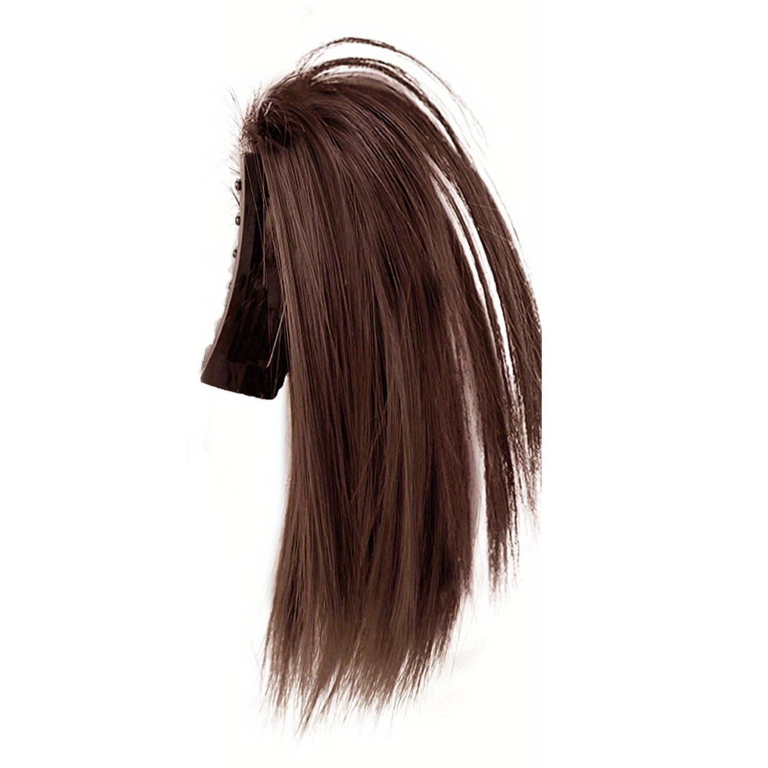 Шикарний подовжений кінський хвіст із застібкою для жінок - прямий, жаростійкий синтетичний шиньяк для щоденного збільшення обсягу 25cm
Шикарний подовжений кінський хвіст із застібкою для жінок - прямий, жаростійкий синтетичний шиньяк для щоденного збільшення обсягу 25cm