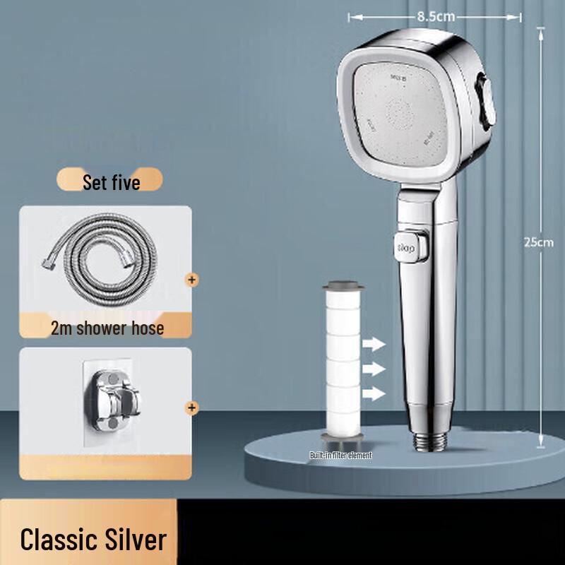 High-Pressure Shower Head Kit
High-Pressure Shower Head Kit