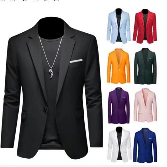 Boutique Fashion Solid Color Casual Business Men s Blazer Groom Wedding Gown Blazers for Men Suit Tops Jacke Coat M
Boutique Fashion Solid Color Casual Business Men s Blazer Groom Wedding Gown Blazers for Men Suit Tops Jacke Coat M