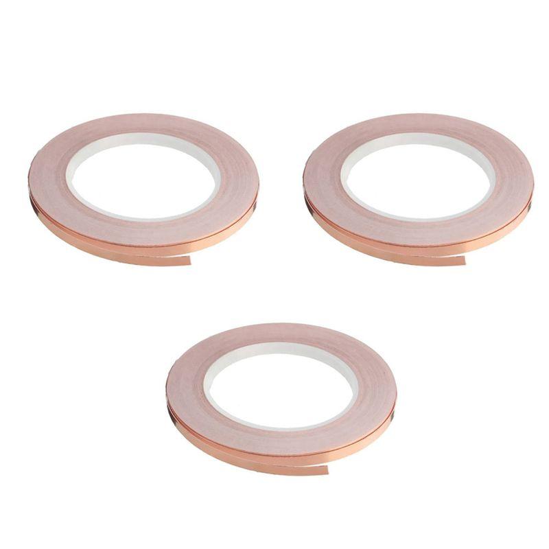 A84E-3X Single-Sided Adhesive Copper Foil Tape Self-Adhesive Shielding Tape Tape For Guitar (5Mmx20m)
A84E-3X Single-Sided Adhesive Copper Foil Tape Self-Adhesive Shielding Tape Tape For Guitar (5Mmx20m)