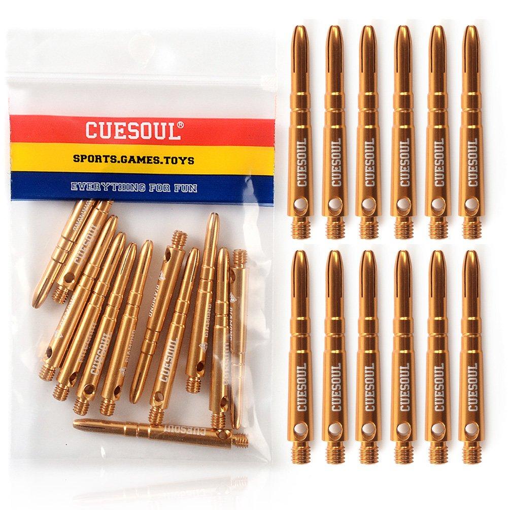 CUESOUL DIAMOND 2BA aluminum dart shafts - 46mm - set of 12 (gold)
CUESOUL DIAMOND 2BA aluminum dart shafts - 46mm - set of 12 (gold)