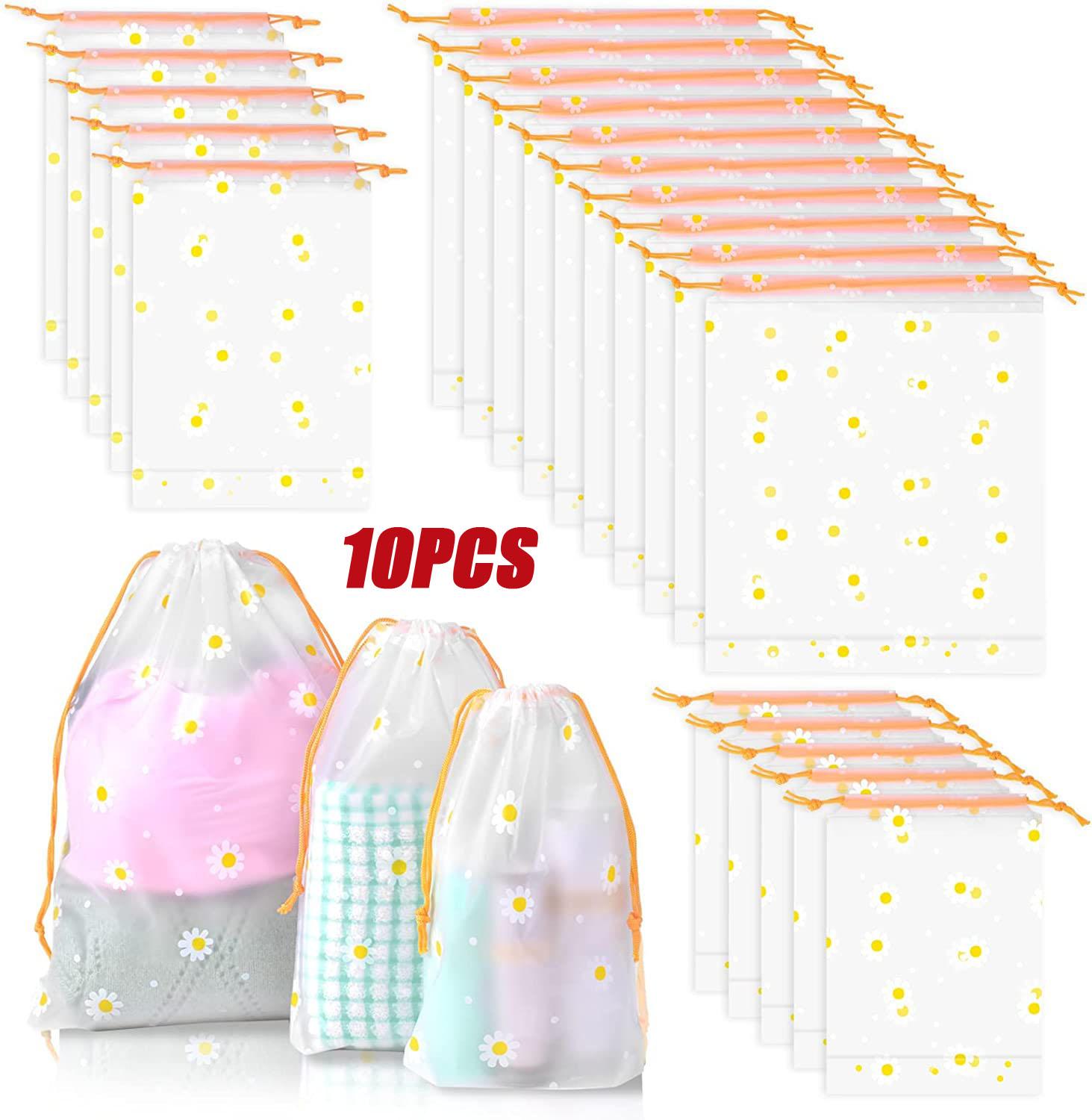 10PCS Waterproof EVA Daisy Storage Bags Drawstring Large Capacity Clothes Shoes Travel Organizer Portable Makeup Toiletry Bags
10PCS Waterproof EVA Daisy Storage Bags Drawstring Large Capacity Clothes Shoes Travel Organizer Portable Makeup Toiletry Bags
