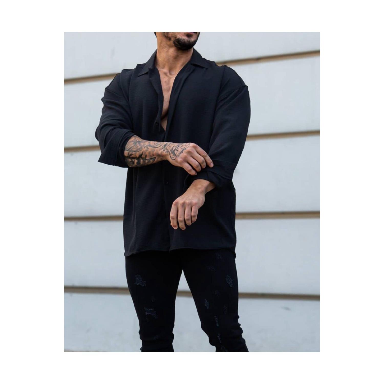 Рубашки оверсайз 2XL чёрный
Рубашки оверсайз 2XL чёрный