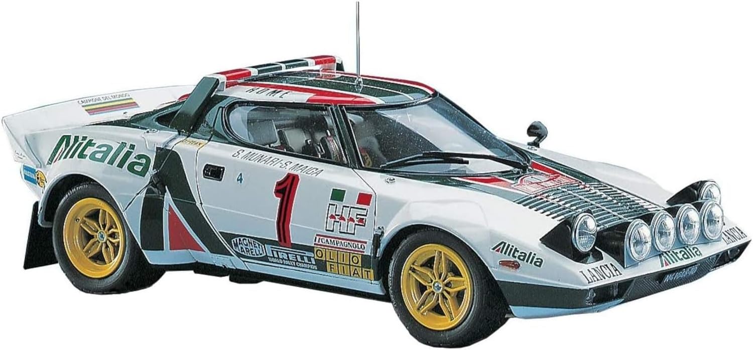 Hasegawa Lancia Stratos 1977 Monte Carlo Rally Winner Пластиковая модель CR32 1/24
Hasegawa Lancia Stratos 1977 Monte Carlo Rally Winner Пластиковая модель CR32 1/24