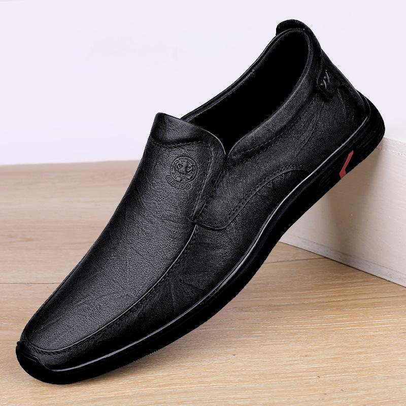 2025 new leather Doudou soft leather men s casual bottom British cowhide soft leather shoes business men s shoes fashionable and versatile 38
2025 new leather Doudou soft leather men s casual bottom British cowhide soft leather shoes business men s shoes fashionable and versatile 38