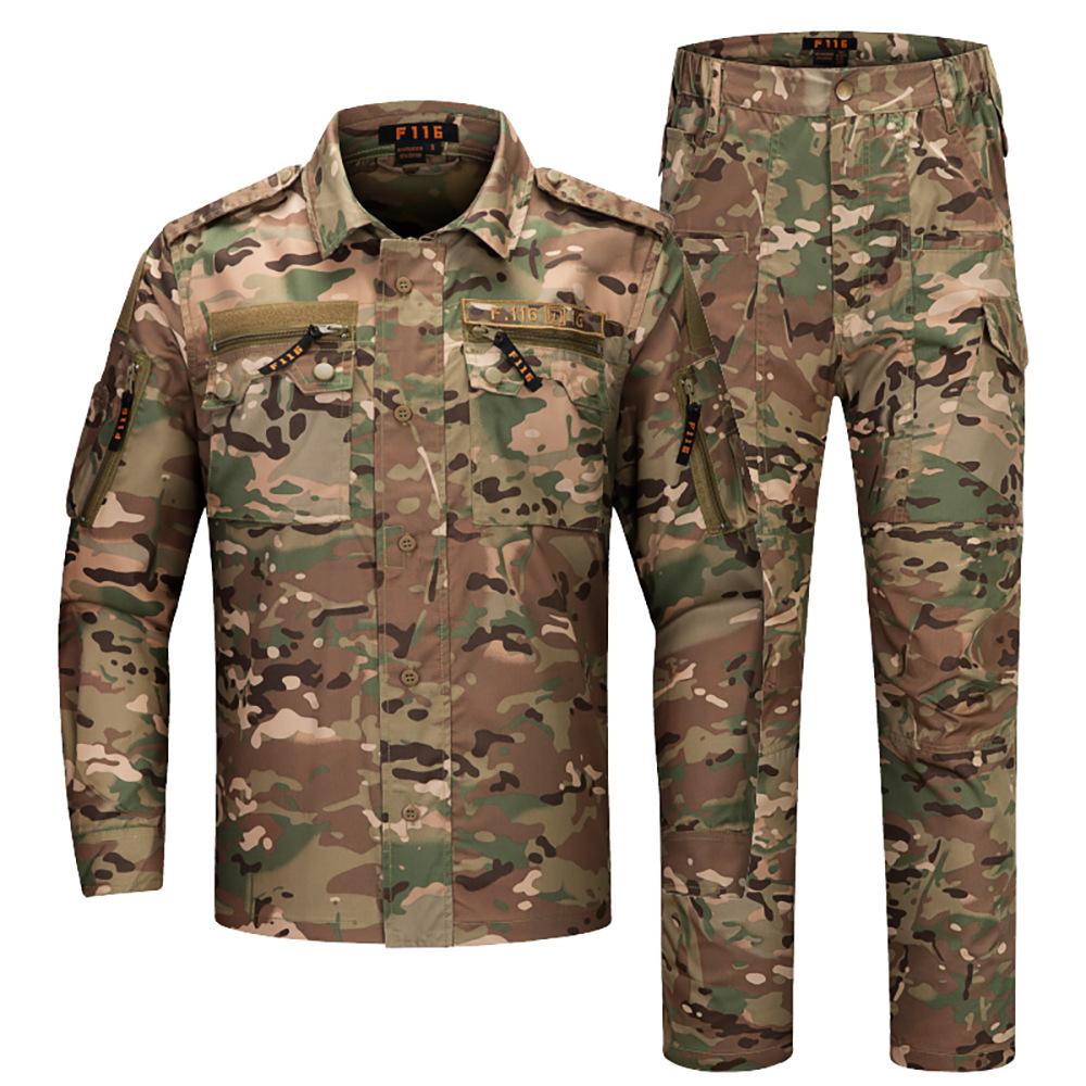 Men s breathable and wear-resistant outdoor tactical shirt suit jungle camouflage training suit wind special battle S
Men s breathable and wear-resistant outdoor tactical shirt suit jungle camouflage training suit wind special battle S