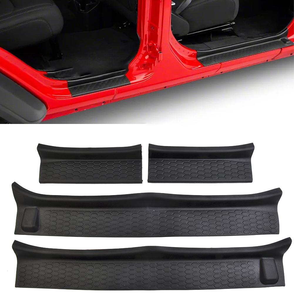 4 шт. резиновые дверные ограждения для Jeep Wrangler JL JT Rubicon Sport 2018 2022, пороги для предотвращения столкновений
4 шт. резиновые дверные ограждения для Jeep Wrangler JL JT Rubicon Sport 2018 2022, пороги для предотвращения столкновений