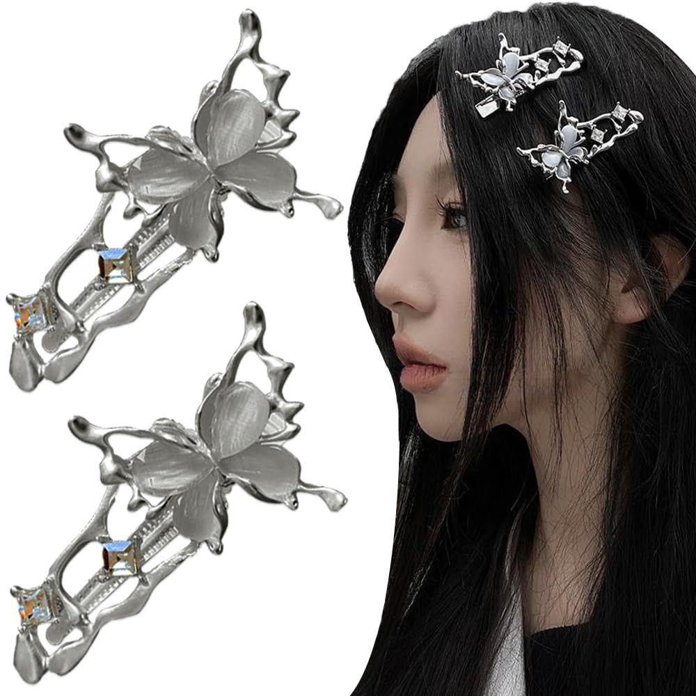 Silver Duckbill Clips Hair Jewelry Butterfly Hair Barrettes Cat Eye Zircon Butterfly Hair Clips
Silver Duckbill Clips Hair Jewelry Butterfly Hair Barrettes Cat Eye Zircon Butterfly Hair Clips