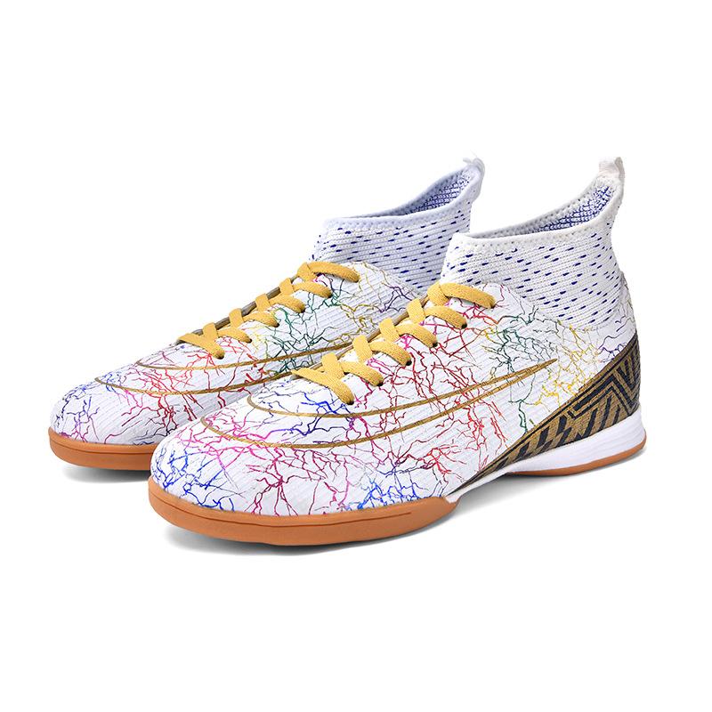 High-Top Ic Football Shoes Indoor Flat Men And Women Children And Adolescents Students Cement Floor Wooden Floor Training Shoes 31
High-Top Ic Football Shoes Indoor Flat Men And Women Children And Adolescents Students Cement Floor Wooden Floor Training Shoes 31
