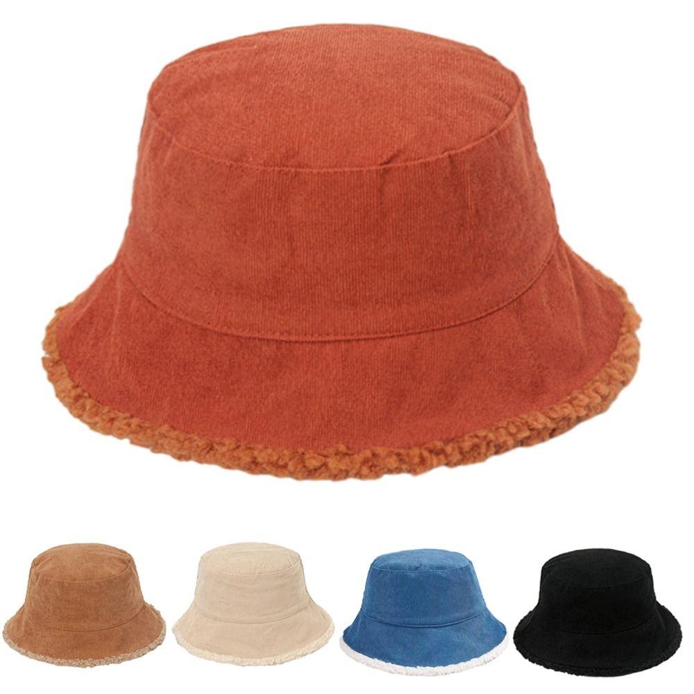 Corduroy Fisherman Cap Double Sided Panama Hat Outdoor Bucket Hat Men Women коричневий
Corduroy Fisherman Cap Double Sided Panama Hat Outdoor Bucket Hat Men Women коричневий