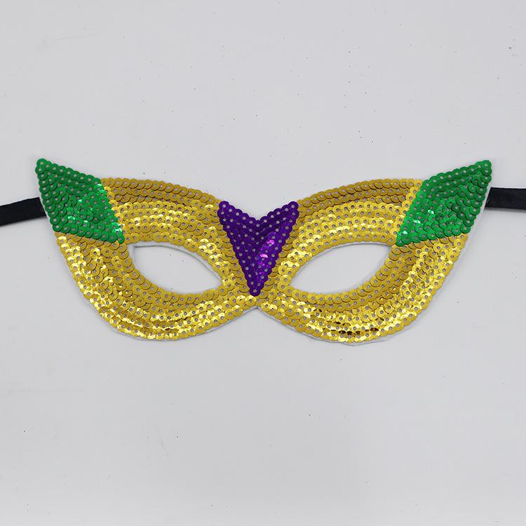 Carnival Masquerade Three-Color Sequin Half-Face Eye Mask
Carnival Masquerade Three-Color Sequin Half-Face Eye Mask