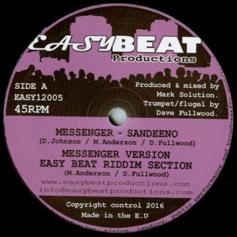 12inch Record SANDEENO / MARK SOLUTION - Messanger; Version / Dub Is The Mes EASY12005 Easy Beat 2016 UK Reggae, Ska & Dub
12inch Record SANDEENO / MARK SOLUTION - Messanger; Version / Dub Is The Mes EASY12005 Easy Beat 2016 UK Reggae, Ska & Dub