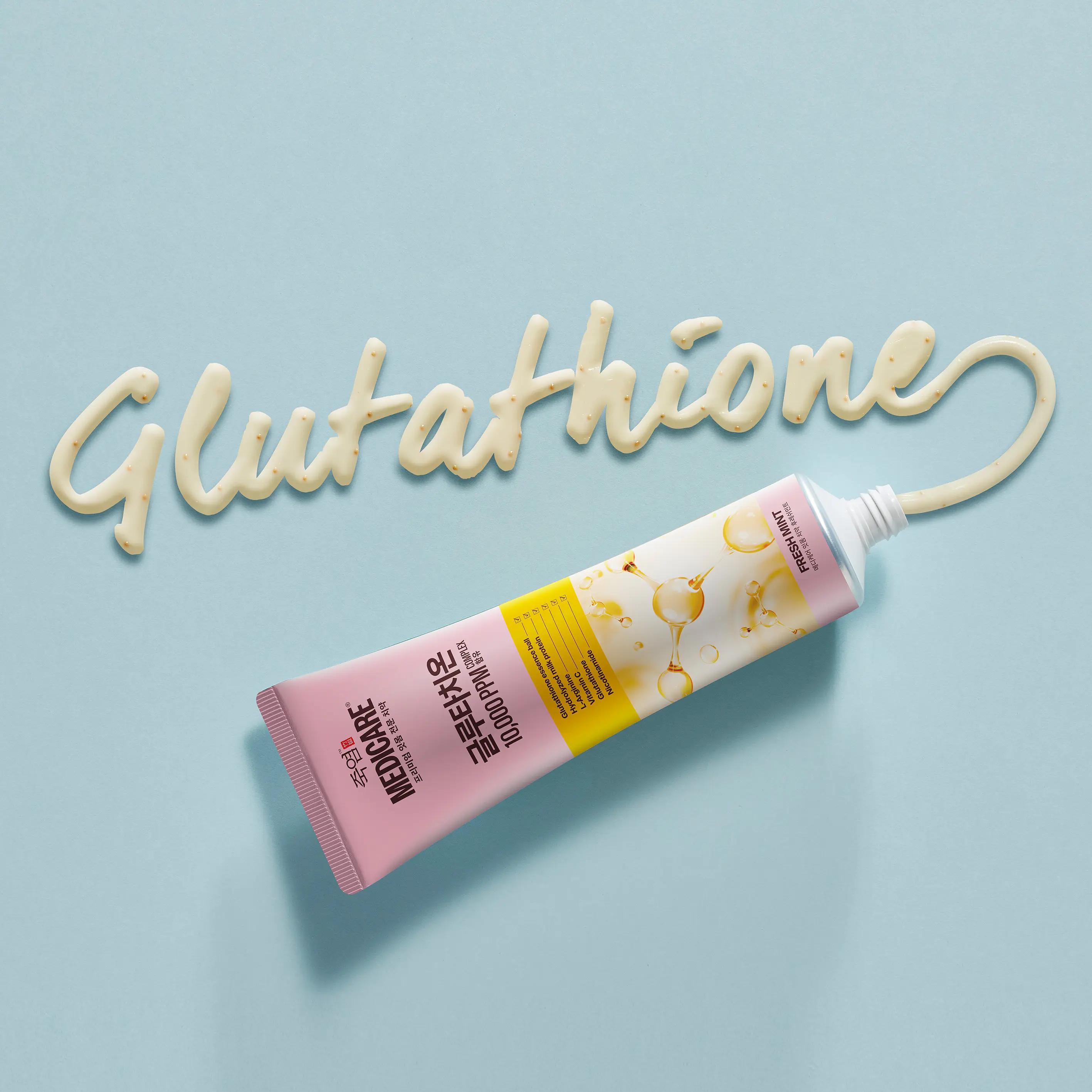 Jukyeom MedicaCare Glutathione Toothpaste for Sensitive Teeth & Gum Care (Choose 1 of 2 Types) Fresh mint
Jukyeom MedicaCare Glutathione Toothpaste for Sensitive Teeth & Gum Care (Choose 1 of 2 Types) Fresh mint