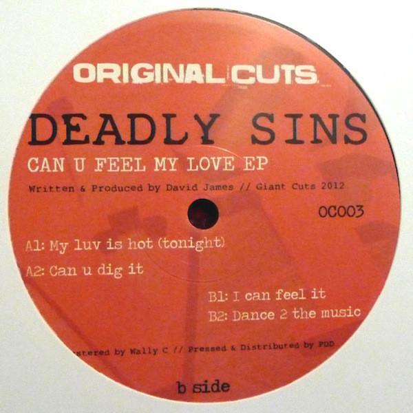 12inch Record DEADLY SINS - Can U Feel My Love EP OC003 Original Cuts 2012 UK Dance & Electronica Used
12inch Record DEADLY SINS - Can U Feel My Love EP OC003 Original Cuts 2012 UK Dance & Electronica Used