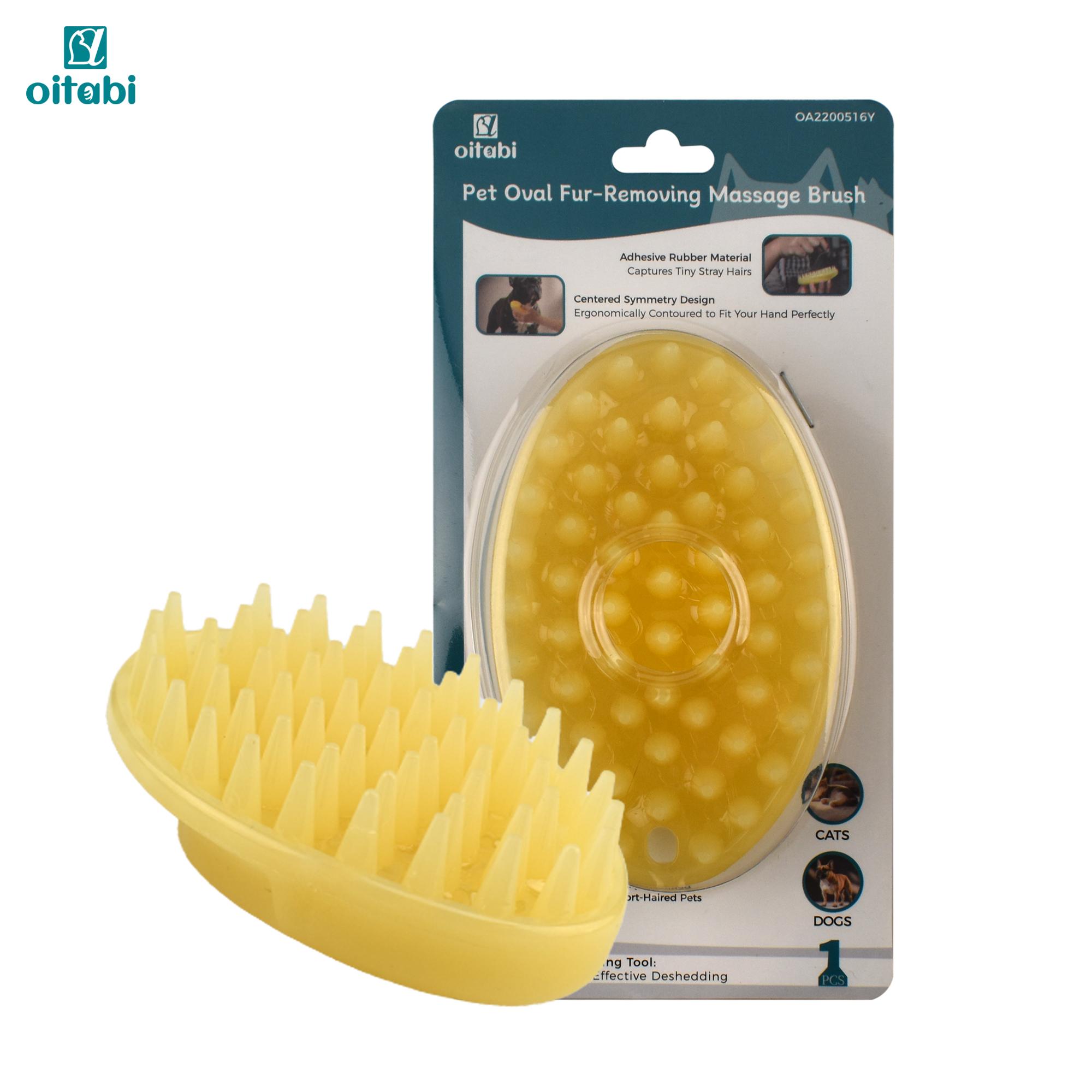 Oitabi Soft Rubber Pet Brush for Short Hair Dog & Cat Grooming Bathing Massaging Deshedding Multi-Function Wet or Dry Pets Brush 70mm x 110mm жёлтый
Oitabi Soft Rubber Pet Brush for Short Hair Dog & Cat Grooming Bathing Massaging Deshedding Multi-Function Wet or Dry Pets Brush 70mm x 110mm жёлтый