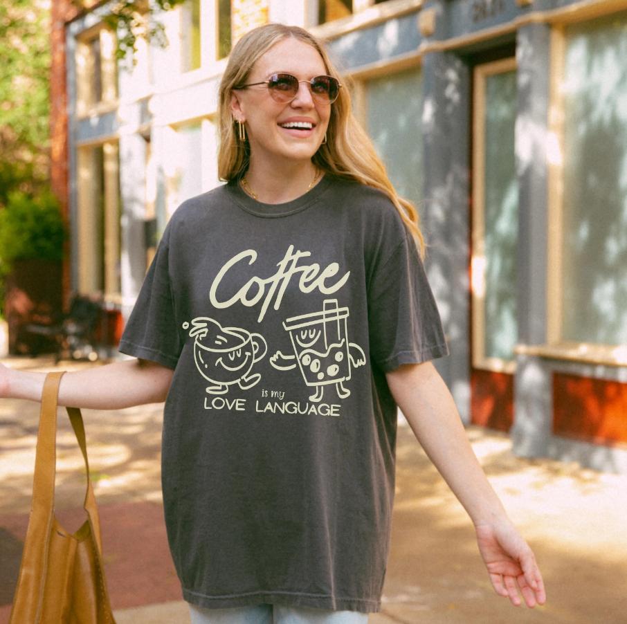 Plus Size Summer Womens Coffee Is My Love Language TShirt Cotton Breathable Stylish Versatile Street Style Oversized 4XL
Plus Size Summer Womens Coffee Is My Love Language TShirt Cotton Breathable Stylish Versatile Street Style Oversized 4XL